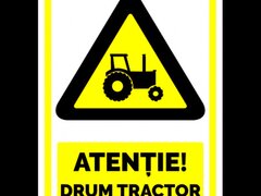 Semn pentru drum tractor